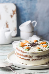 Homemade carrot cake