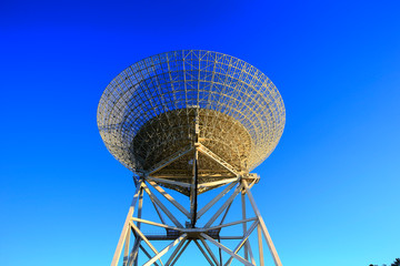 The observatory radio telescope