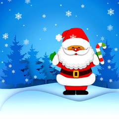 3d rendering paper cut of pig. santa claus figurines christmas holiday