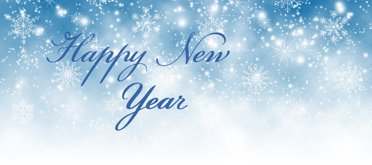 New Year greeting card