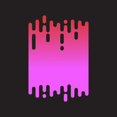Abstract dripping graphic