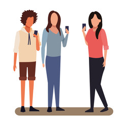 Young friends meeting 