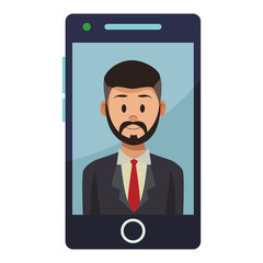 Business on smartphone