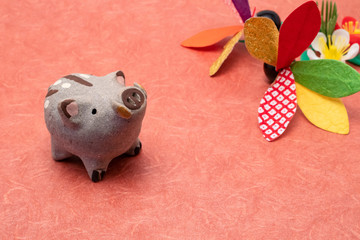 イノシシと正月