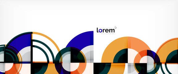 Modern geometric abstract background