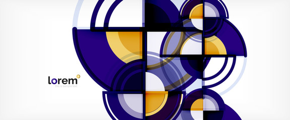 Obraz premium Modern geometric abstract background