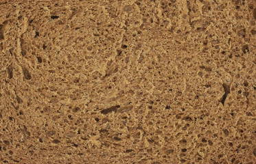 Brown bread texture, close-up background