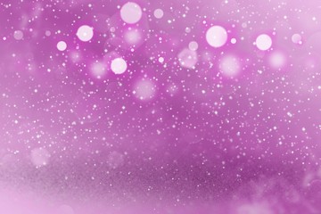 pink fantastic brilliant glitter lights defocused bokeh abstract background with sparks fly, holiday mockup texture with blank space for your content