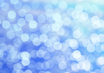 Blue  glitter background blur