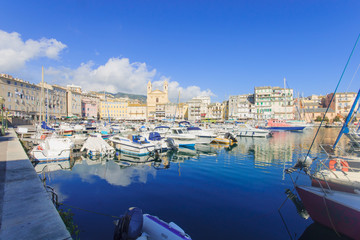 Fototapeta na wymiar Bastia Vieux Port