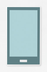 Mobile phone icon isolated