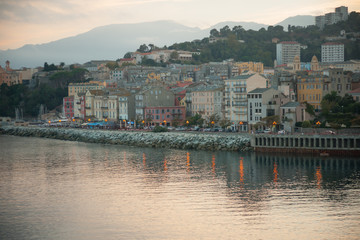 Fototapeta na wymiar Bastia Sunset