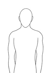 human standing vector illustration design hand drawing