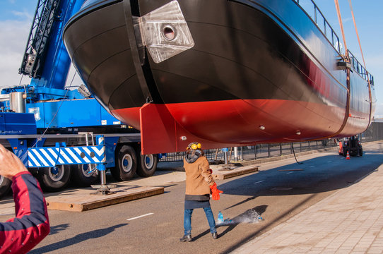 Launching of Tjalk Doordacht