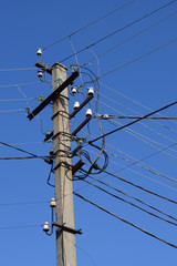 High voltage powerline