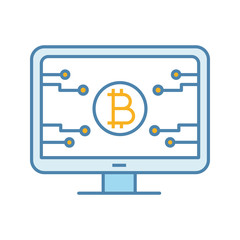 Bitcoin official webpage color icon