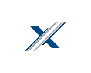 Fototapeta na wymiar X Letter Logo Template vector icon design