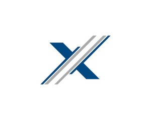 Obraz premium X Letter Logo Template vector icon design