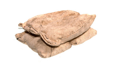 rag bag isolated on white background