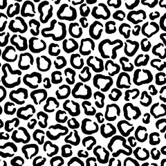 Seamless abstract pattern art. Texture with Hand Painted Crossing Brush Strokes for Print. Animal fur texture background. Modern graphics.