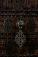 detail of an old door