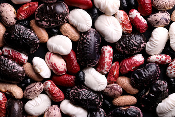 Soaked different beans