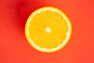 orange fruit in colorful background