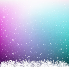 Obraz na płótnie Canvas snowflake multicolor background