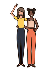 young women avatar character