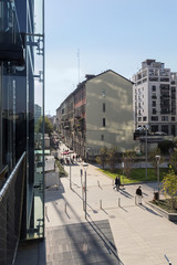 Milano view of garibaldi / porta nuova