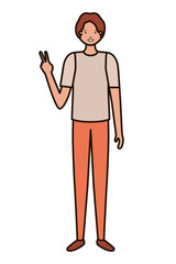 young man avatar character