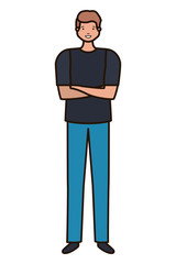 young man avatar character