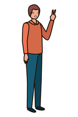 young man avatar character