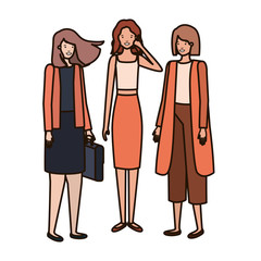 young women avatar character