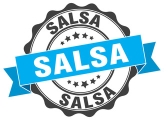 salsa stamp. sign. seal