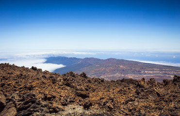 Beautiful landscape of  Teide national park, Tenerife, Canary island, Spain