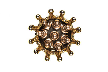 golden queen, chess piece