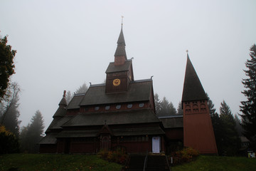 Die Gustav Adolf Stabkirche im Harz