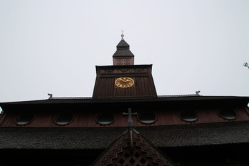 Die Gustav Adolf Stabkirche im Harz