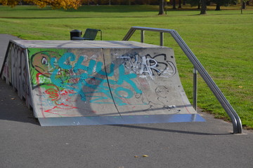 Skater Rampe im Park