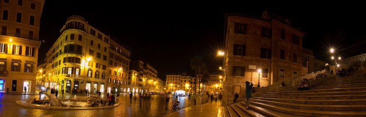 Fototapeta na wymiar Roma, Piazza di Spagna