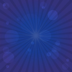 Background-Abstract Blue with Sunbeams and Bubbles