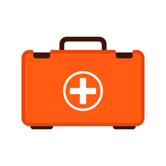 first aid case ,vector illustration ,flat