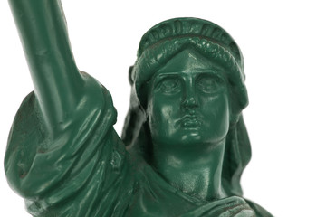 head of the Statue of Liberty