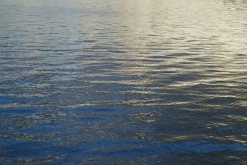 ripples on surface of water