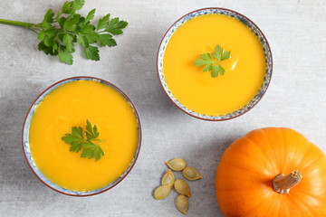 Pumpkin soup.