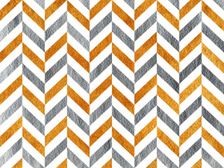 Golden and silver painted background, chevron.