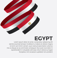 Egypt flag for decorative. Vector background