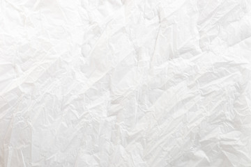 white crumpled paper texture background
