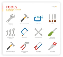 Tool icon set